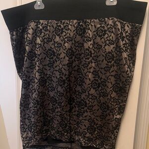 Black and Gold Lace skirt